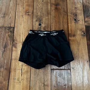 black spandex shorts
